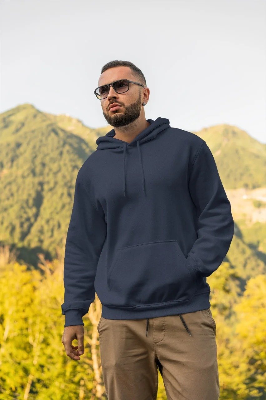 Cotton Blend Hoodies Men's 300 GSM - View 5